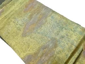 引箔雲に色紙散らし・松葉模様織出し名古屋帯